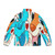 Squishy face puffer jacket in a cute chibi design - Back