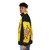 Retro Squirt Soda Puffer Jacket with 1970s pop art inspired design - men side left