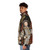 Henry VIII Tudor Dynasty Puffer Jacket with Renaissance Art Inspired Design - men side left