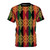 Ethnic Filipino Tribal Pattern Inaul T-shirt with Traditional Maguindanao Weaving Design