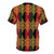 Ethnic Filipino Tribal Pattern Inaul T-shirt with Traditional Maguindanao Weaving Design - Back