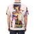 Anime-inspired t-shirt featuring characters and mechas from the Mobile Suit Gundam Seed series - men back