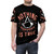 Assassin's Creed inspired graphic art t-shirt featuring stealthy assassins and gaming elements - men front