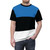 Closeup of Estonian flag printed on a high-quality t-shirt - men front