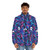 Squid Game Inspired Survival Puffer Jacket with Survival Pattern Design - men front