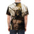 Spartan Soldier AOP T-Shirt with Design Inspired by Ancient Greek Warriors - men back