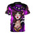 A custom designed t-shirt featuring the iconic video game character Miss Moxxi from the Borderlands franchise.