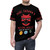 Retro graphic t-shirt featuring a 90s ninja ninjitsu school design - men front