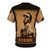 Stylish t-shirt featuring a vibrant all-over-print design inspired by the iconic musician Stevie Wonder - Back