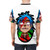 Vibrant 2D art design on a high-quality t-shirt for music enthusiasts - men back