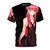 Bloody anime-inspired t-shirt featuring Yuno Gasai from the series Mirai Nikki