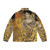 Gustav Klimt's masterpiece 'Adele Bloch-Bauer I' printed on a fashionable puffer jacket - Back