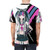 Mioda Ibuki anime-inspired graphic t-shirt with vibrant, colorful design - men back