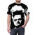 Strange and weird David Lynch inspired t-shirt featuring surreal and cult film imagery - men front
