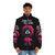 Squid Game Fan Art Collections Puffer Jacket featuring iconic soldier uniform design - men front