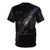 T-shirt featuring the Pioneer 10 plaque design and the Milky Way galaxy, representing deep space exploration and interstellar communication. - Back