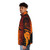 Gum Gum Dark Side Anime Puffer Jacket featuring a demon design for manga and anime enthusiasts - men side left