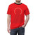 Minimalist design of the Amitabha Buddha printed on a high-quality t-shirt - men front