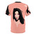 Colorful abstract art design inspired by Icelandic singer Bjork on a t-shirt - Back