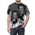 Humorous portrait graphic t-shirt inspired by the classic comedy film Step Brothers - men front