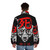 Guardian Ape Puffer Jacket featuring a detailed ape design inspired by Miyazaki's anime and manga worlds - men back