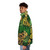 Puffer jacket featuring a grunge-inspired monstera leaf print - men side left
