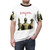 Enigma inspired abstract art design AOP t-shirt - men front