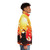 Groudon Puffer Jacket featuring a kawaii Pokémon design - men side right
