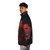 Supernatural Dean Winchester Puffer Jacket with Splatter Design - men side left