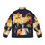 Grim Fandango retro puffer jacket featuring high contrast pixel art design - Back