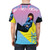 Colorful Emotion Side Pop Music T-Shirt Design - men back