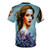 Fashionable Emma Watson inspired all-over print t-shirt - Back