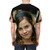 Emma Watson inspired digital art design printed on a high-quality t-shirt - men back