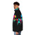 Spider Souls Puffer Jacket featuring a neon silhouette design inspired by Spiderman Into the Spider-Verse - men side left