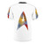 Cosmic space-themed t-shirt with a galaxy and starfleet design - Back