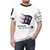Retro vaporwave t-shirt with Windows 98 inspired design - men front