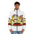 Speed Racer Chispita Y Chito puffer jacket in vibrant colors - men front