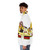 Speed Racer Chispita Y Chito puffer jacket in vibrant colors - men side left