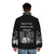 Insidious-inspired "Babygirl" puffer jacket with horror movie graphics - men back