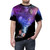 Elon Musk-inspired t-shirt design featuring a graphic of Elon smoking weed in outer space - men front