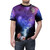 Elon Musk Themed Universe T-Shirt with Smoking Graphic - men front