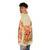 Hot dog puffer jacket with Japanese-inspired retro anime design - men side left