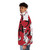 Puffer jacket featuring a sumi-e style illustration of the wolf god Amaterasu from the video game Okami - men side left