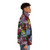 The Wonderful Frightening World of The Fall puffer jacket featuring the iconic album cover design - men side right