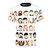 Star Trek inspired alphabet typography graphic on a t-shirt