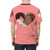 Heartstopper inspired all-over print t-shirt featuring the characters Elle Argent and Tao Xu - men back