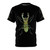 Whimsical stag beetle graphic t-shirt design featuring a zentangle-style illustration of the dorcus curvidens beetle.