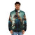 Stylish puffer jacket with Tomb Raider movie inspired design - men front