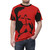 Martial arts-inspired t-shirt with a minimalist design featuring a bison silhouette - men front