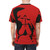 Martial arts-inspired t-shirt with a minimalist design featuring a bison silhouette - men back